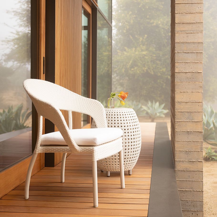 AKUU STACKABLE ARMCHAIR by Janus et Cie for sale at Home Resource Modern Furniture Store Sarasota Florida