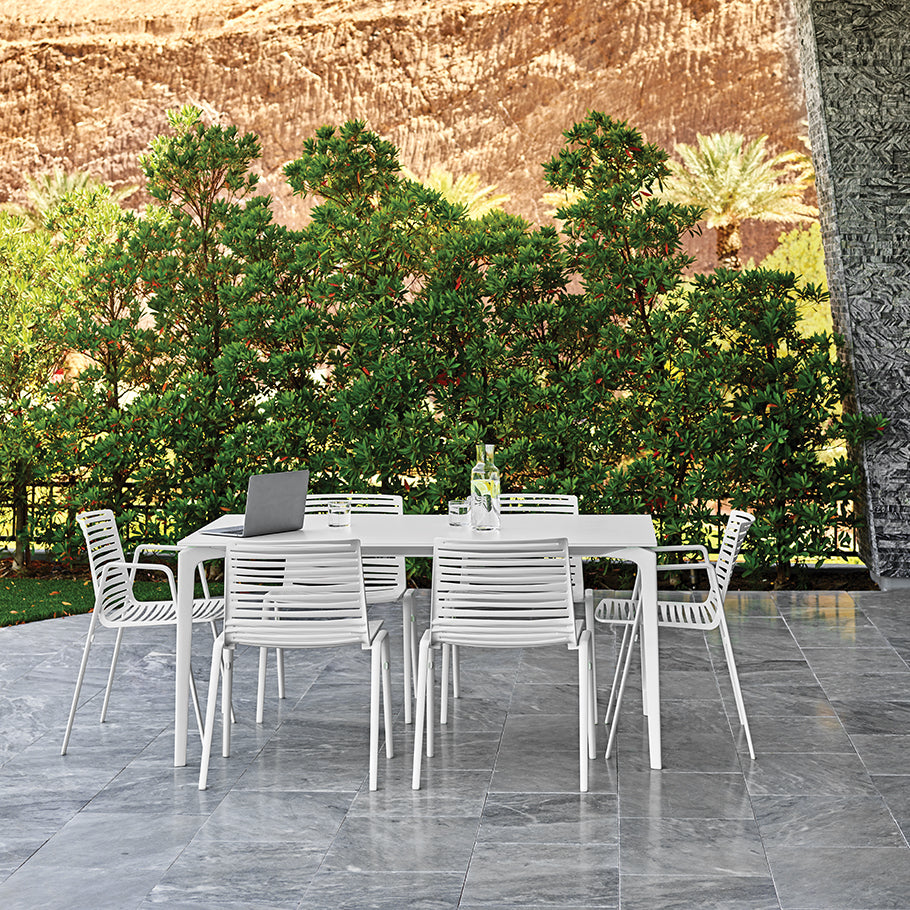 ALLSIZE DINING TABLE  by Janus et Cie, available at the Home Resource furniture store Sarasota Florida