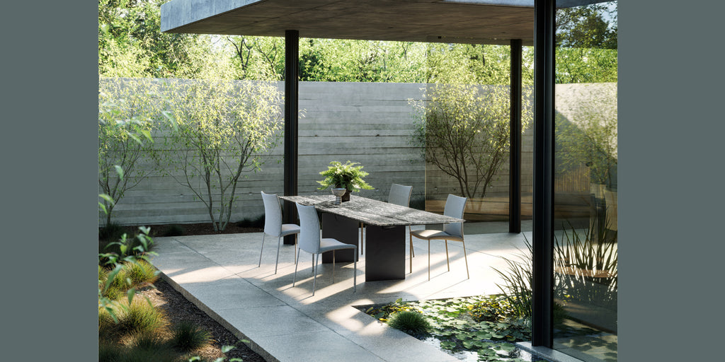 ATLAS OUTDOOR TABLE  by DRAENERT, available at the Home Resource furniture store Sarasota Florida