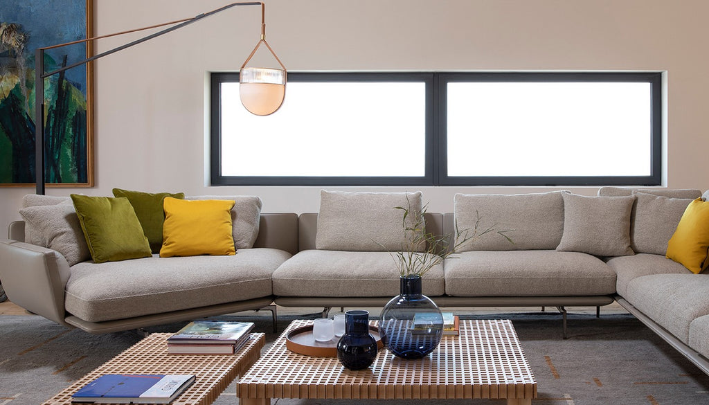 Handmade Blue Pallo Vase in luxurious midnight blue glass by Poltrona Frau, a sophisticated design perfect for modern living rooms. Available in Sarasota, Florida. by Poltrona Frau for sale at Home Resource Modern Furniture Store Sarasota Florida