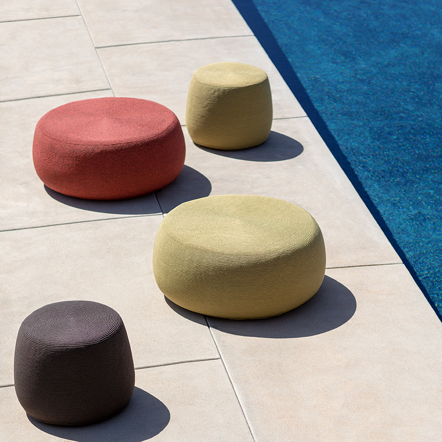 BON VIVANT GRANDE POUF  by Janus et Cie, available at the Home Resource furniture store Sarasota Florida