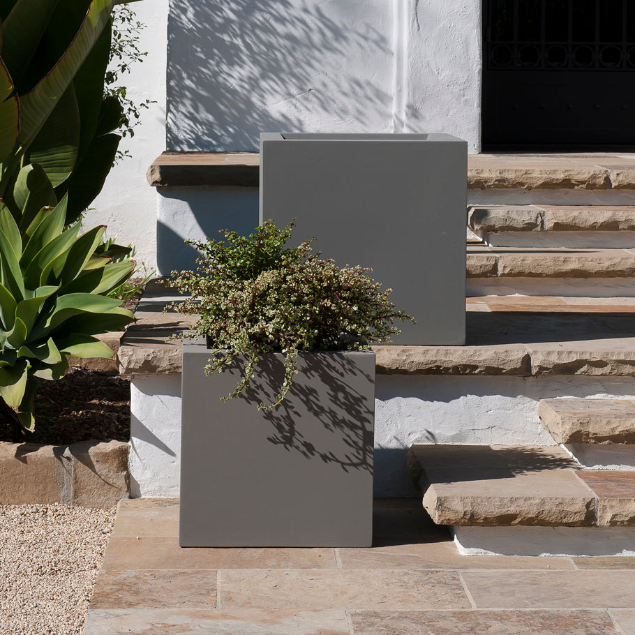 BOX PLANTERS by Janus et Cie for sale at Home Resource Modern Furniture Store Sarasota Florida