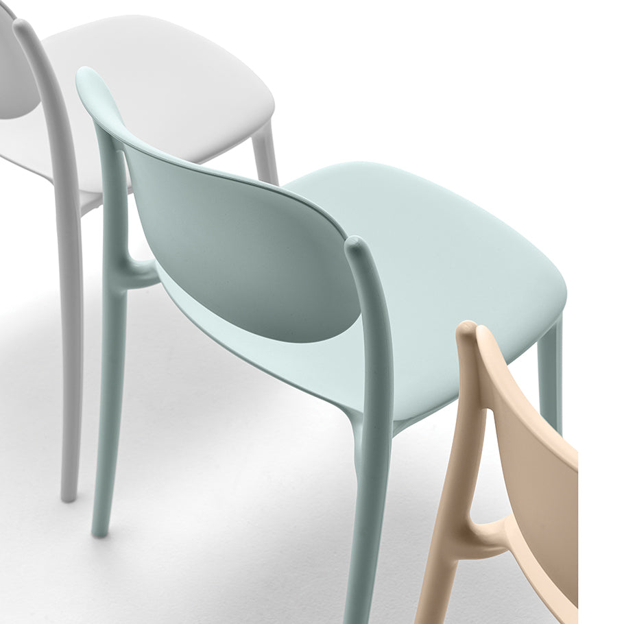 BOY STACKABLE ARM & SIDE CHAIR by Janus et Cie for sale at Home Resource Modern Furniture Store Sarasota Florida