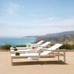 DITTO ALUMINUM STOOL/SIDE TABLE by Janus et Cie for sale at Home Resource Modern Furniture Store Sarasota Florida