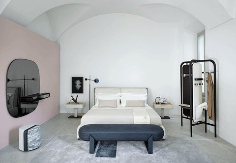 Giorgetti Adam bed – a handcrafted Italian luxury bed with contemporary design and functional elegance, perfect for refined bedroom spaces. by Giorgetti