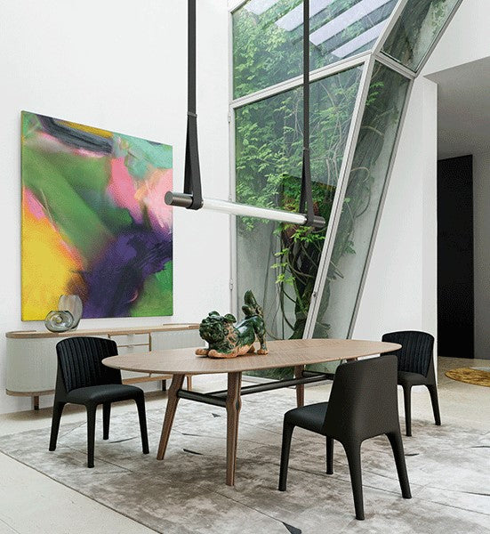 Giorgetti Ago dining table – a luxurious, handcrafted Italian-made dining table with modern design and refined sophistication for elegant dining spaces. by Giorgetti for sale at Home Resource Modern Furniture Store Sarasota Florida