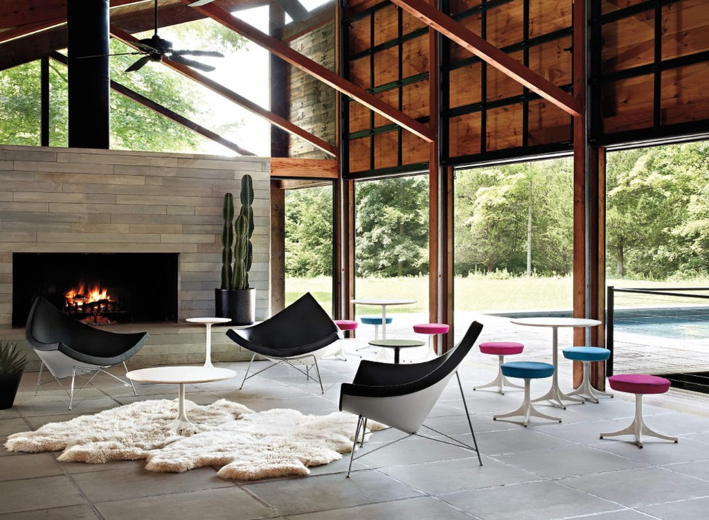 Herman Miller Nelson Coconut Chair with iconic, ergonomic design, perfect for modern living rooms. Available at Home Resource Sarasota Florida. by Herman Miller for sale at Home Resource Modern Furniture Store Sarasota Florida