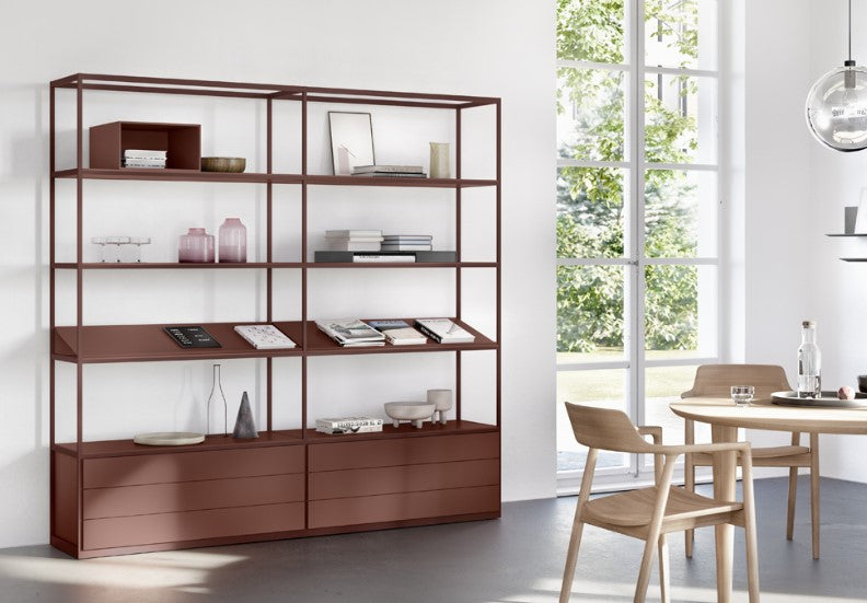 Interlübke Tado Sideboard featuring a modular design with natural materials, offering sophisticated storage for contemporary living rooms.
 by INTERLUBKE for sale at Home Resource Modern Furniture Store Sarasota Florida