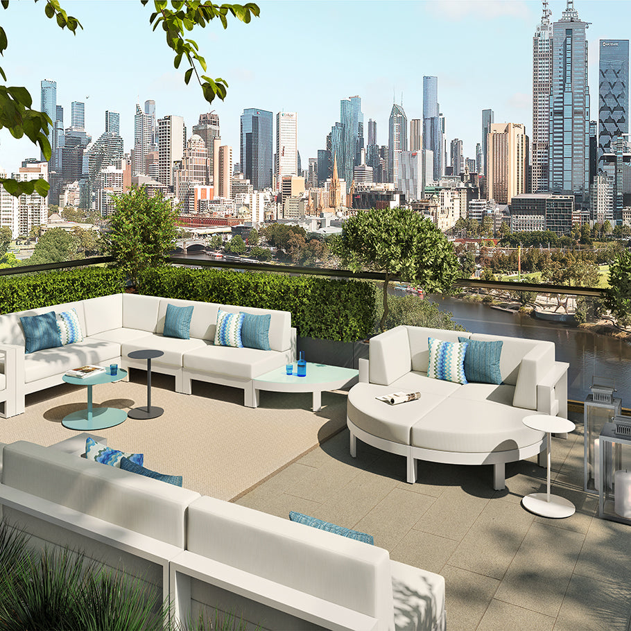 COAST COCKTAIL/SIDE TABLE by Janus et Cie for sale at Home Resource Modern Furniture Store Sarasota Florida