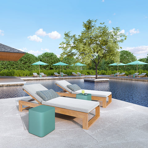 CUBE SIDE TABLE SQUARE by Janus et Cie