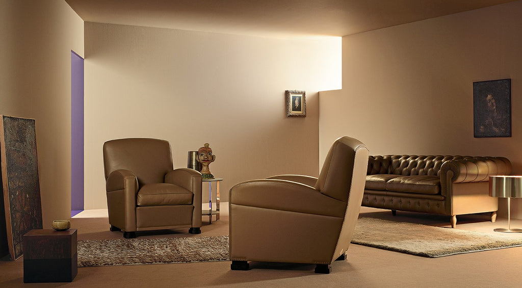 Poltrona Frau Chester One sofa, fine leather upholstery, luxurious and elegant design. Available at Home Resource of Sarasota, Florida.
 by Poltrona Frau for sale at Home Resource Modern Furniture Store Sarasota Florida