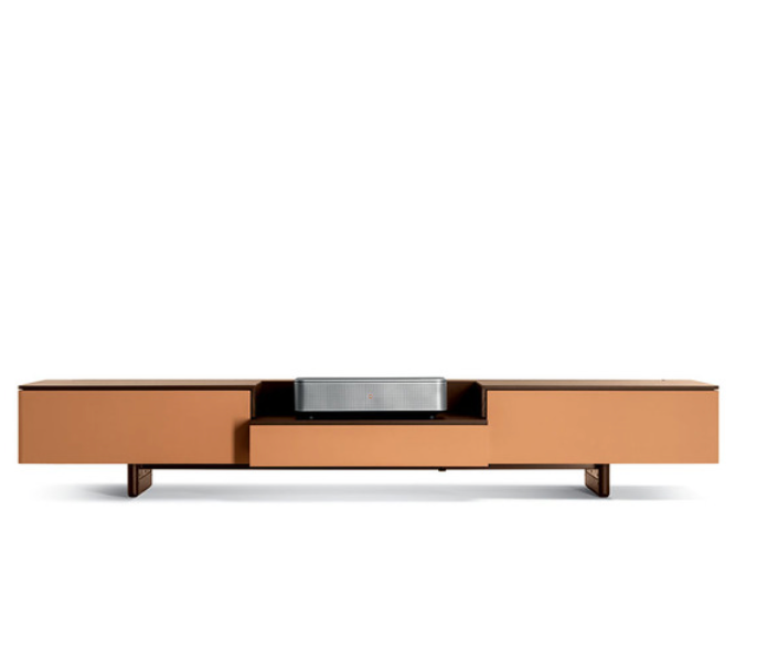 Fidelio Media Console by Poltrona Frau for sale at Home Resource Modern Furniture Store Sarasota Florida