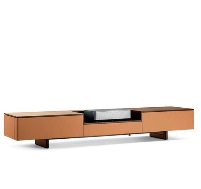 Fidelio Media Console by Poltrona Frau for sale at Home Resource Modern Furniture Store Sarasota Florida