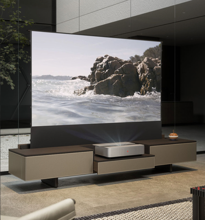 Fidelio Media Console by Poltrona Frau for sale at Home Resource Modern Furniture Store Sarasota Florida