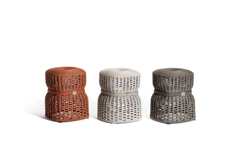 Lepli Outdoor Ottoman by Poltrona Frau