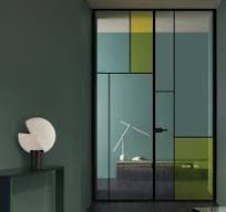 Sherazade Glass swing doors by GLAS ITALIA for sale at Home Resource Modern Furniture Store Sarasota Florida