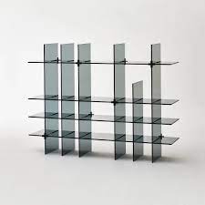 Ami-Verre Bookcase  by GLAS ITALIA, available at the Home Resource furniture store Sarasota Florida