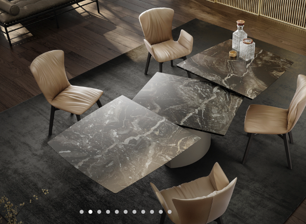 Handcrafted Draenert dining table featuring a lifting mechanism, natural materials, and various shapes, with a sophisticated German design available at Home Resource Sarasota. by DRAENERT for sale at Home Resource Modern Furniture Store Sarasota Florida