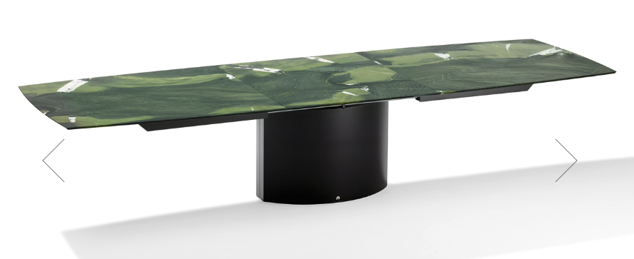 Handcrafted Draenert dining table featuring a lifting mechanism, natural materials, and various shapes, with a sophisticated German design available at Home Resource Sarasota.  by DRAENERT, available at the Home Resource furniture store Sarasota Florida