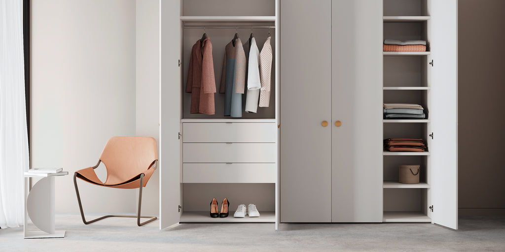 Interlübke’s customizable Intaro wardrobe, blending modern design and German craftsmanship. Available at Home Resource of Sarasota Florida.
 by INTERLUBKE for sale at Home Resource Modern Furniture Store Sarasota Florida