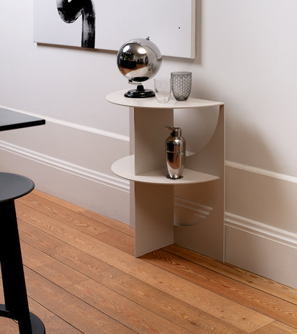 Pical side and coffee tables by Interlübke, showcasing minimalist design, handcrafted quality, and available in various elegant matte lacquer colors.
 by INTERLUBKE