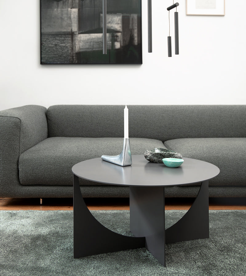 Pical side and coffee tables by Interlübke, showcasing minimalist design, handcrafted quality, and available in various elegant matte lacquer colors.
 by INTERLUBKE for sale at Home Resource Modern Furniture Store Sarasota Florida