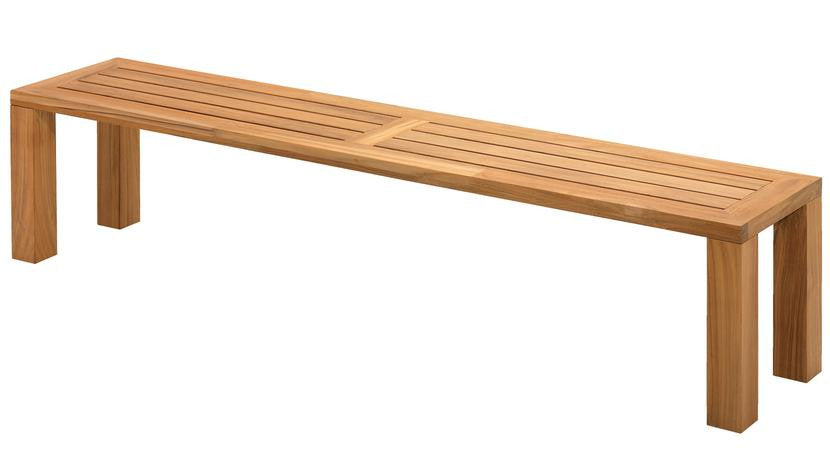 Square Bench  by Gloster, available at the Home Resource furniture store Sarasota Florida