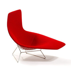 Bertoia Asymmetric Chaise  by Knoll, available at the Home Resource furniture store Sarasota Florida