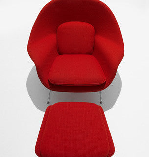 Saarinen Womb Chair and Ottoman  by Knoll, available at the Home Resource furniture store Sarasota Florida