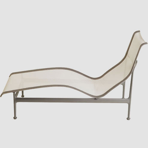 Knoll 1966 Collection Contour Chaise Lounge featuring sleek design, weather-resistant materials, and timeless functionality for outdoor relaxation. by Knoll for sale at Home Resource Modern Furniture Store Sarasota Florida