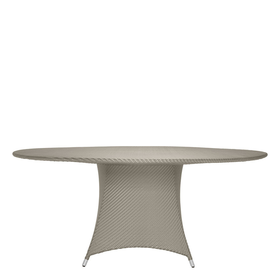 AMARI FULLY WOVEN DINING TABLE  by Janus et Cie, available at the Home Resource furniture store Sarasota Florida