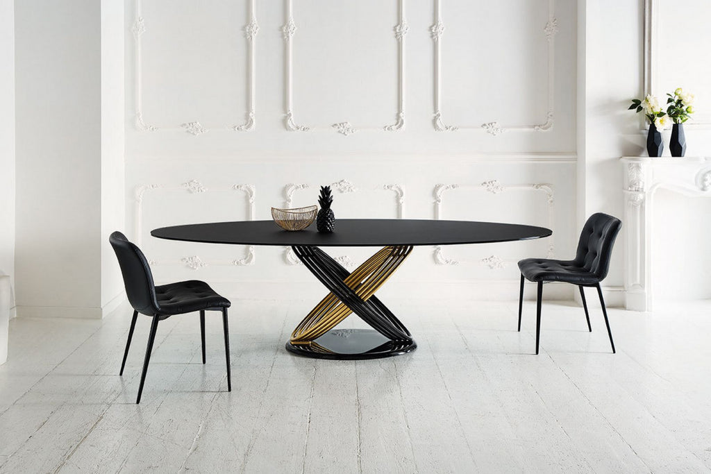 FUSION DINING TABLE  by BonTempi, available at the Home Resource furniture store Sarasota Florida