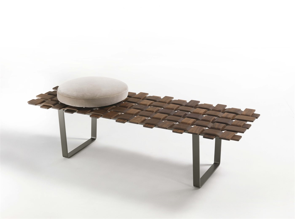 BELT BENCH  by Porada, available at the Home Resource furniture store Sarasota Florida