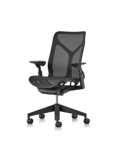 Herman Miller Cosm Task Chair with Auto-Harmonic Tilt, ergonomic design, and modern aesthetics, ideal for contemporary office settings.