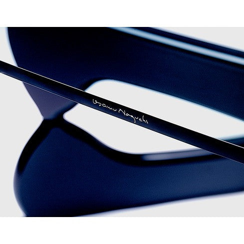 A modern and contemporary Noguchi Table by Herman Miller, featuring a sculptural wood base and freeform glass top, perfect for dining rooms or offices. Iconic design available at Home Resource of Sarasota Florida. by Herman Miller for sale at Home Resource Modern Furniture Store Sarasota Florida