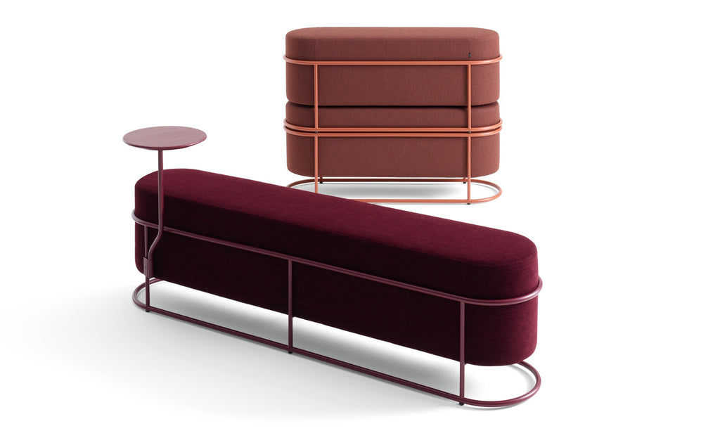 DROP BENCH  by COR, available at the Home Resource furniture store Sarasota Florida