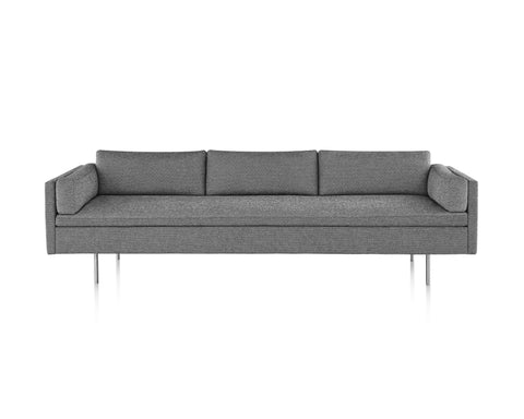 Herman Miller Bolster Sofa showcasing ergonomic support, plush comfort, and modern design, perfect for contemporary living room spaces. by Herman Miller