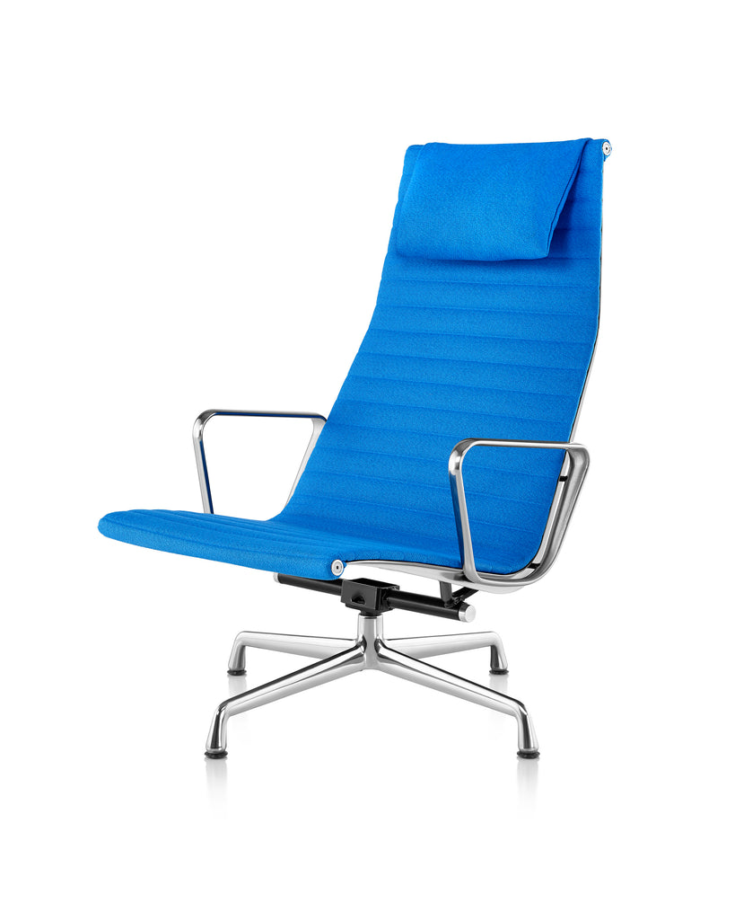 Eames Aluminum Group Lounge Chair by Herman Miller, modern outdoor chair with cast aluminum frame and iconic design, available at Home Resource Sarasota. by Herman Miller for sale at Home Resource Modern Furniture Store Sarasota Florida