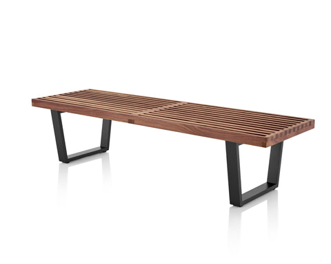 Herman Miller Nelson Platform Bench, a modern and iconic design, perfect for outdoor or indoor spaces. Available at Home Resource Sarasota Florida.