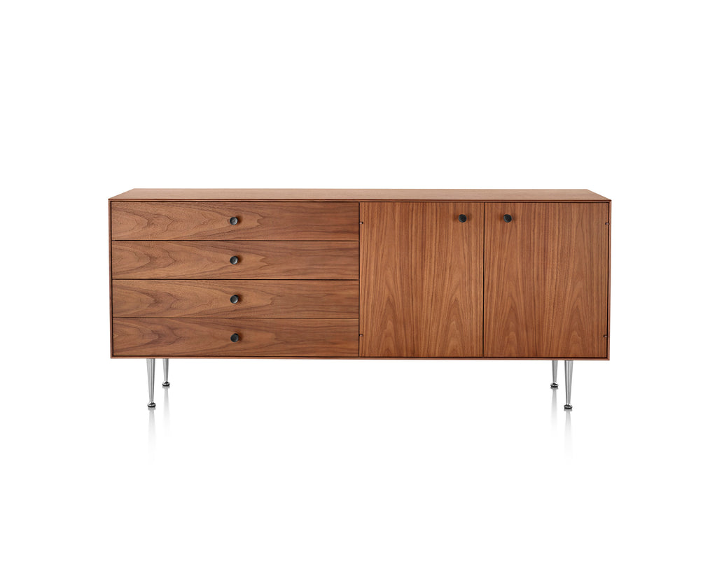 Herman Miller Nelson Thin Edge Buffet with iconic modern storage design and sleek profile. Available at Home Resource Sarasota Florida.  by Herman Miller, available at the Home Resource furniture store Sarasota Florida