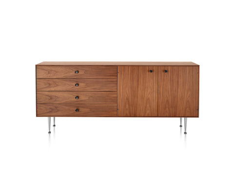 Herman Miller Nelson Thin Edge Buffet with iconic modern storage design and sleek profile. Available at Home Resource Sarasota Florida.