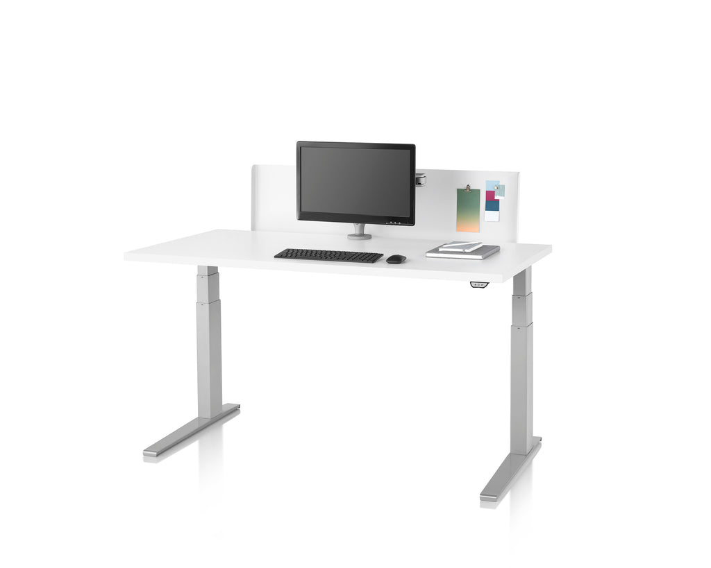 Herman Miller Motia Sit-to-Stand Desk with ergonomic, modern design for office productivity, available at Home Resource Sarasota Florida.  by Herman Miller, available at the Home Resource furniture store Sarasota Florida