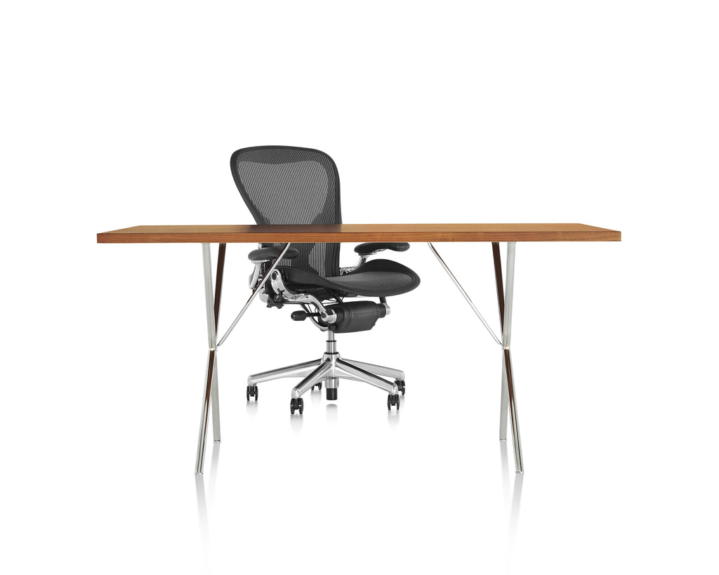 NELSON X LEG WORK TABLE/DESK  by Herman Miller, available at the Home Resource furniture store Sarasota Florida