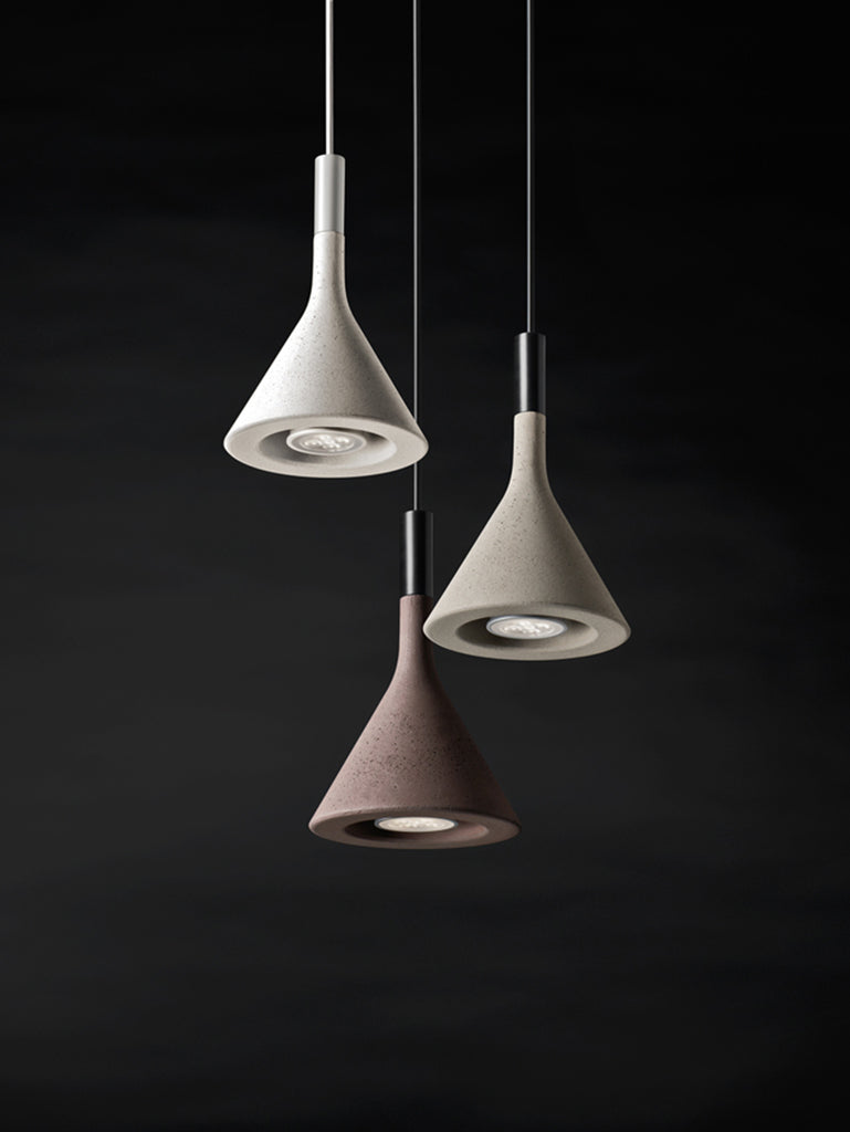 Aplomb + Mini & Aplomb large  by Foscarini, available at the Home Resource furniture store Sarasota Florida