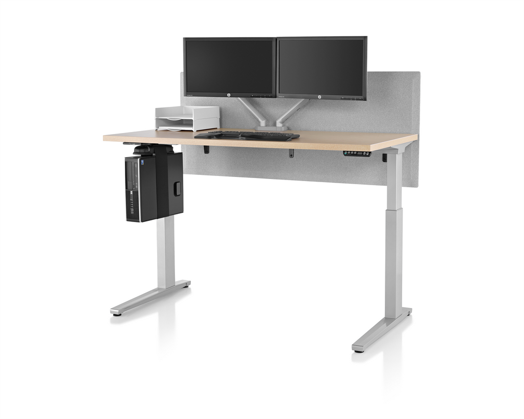 Renew Sit-to-Stand Table by Herman Miller, promoting ergonomic movement with a modern design. Available at Home Resource of Sarasota Florida. by Herman Miller for sale at Home Resource Modern Furniture Store Sarasota Florida