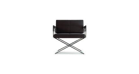 Discover the luxurious Poltrona Frau Aster X director’s chair, crafted in fine leather with an elegant X-shaped base, perfect for sophisticated living rooms.
 by Poltrona Frau