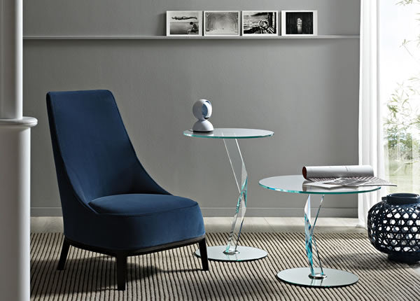 Bakkarat Side Table  by TONELLI, available at the Home Resource furniture store Sarasota Florida