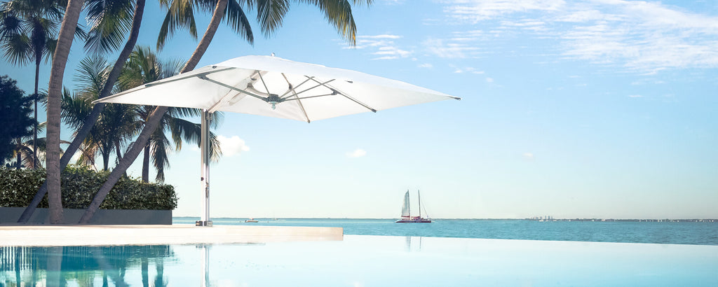 BAY MASTER  “POOL SIDE, SWIM-UNDER” CANTILEVER by TUUCI for sale at Home Resource Modern Furniture Store Sarasota Florida