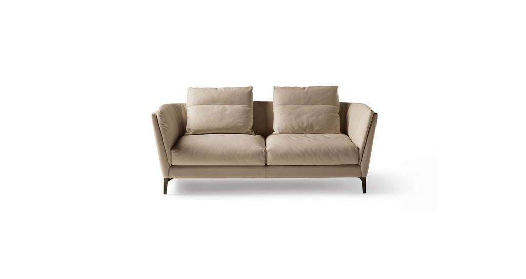 Poltrona Frau Bretagne modular sofa in fine leather with handcrafted details, offering luxurious comfort and modern elegance for the living room. Available at Home Resource, Sarasota.
  by Poltrona Frau, available at the Home Resource furniture store Sarasota Florida