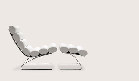 Sinus Chair and Ottoman by COR